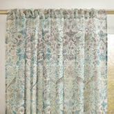 William Morris At Home Strawberry Thief Hessian Voile Slot Top Sheer Panel Curtains
